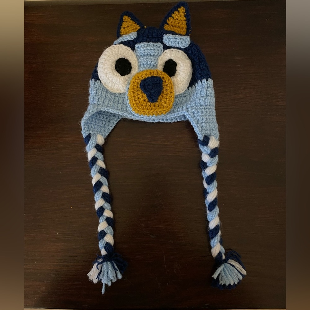 Bluey Crochet Hat Baby Winter Hat